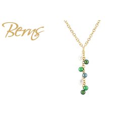 R14564 NECKLACE SORELLA DKGREEN GO