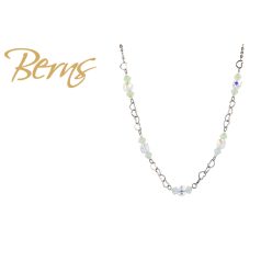 R14568 NECKLACE BELLINA CH.OPAL.SH SS