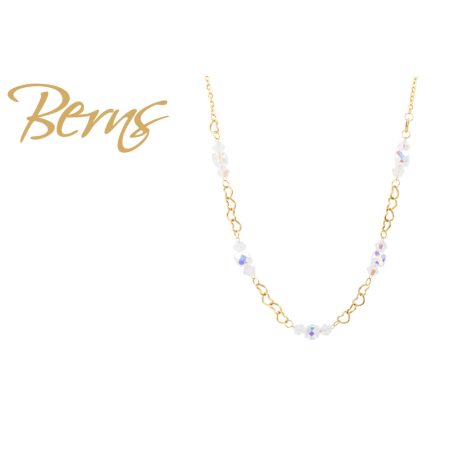 R14573 NECKLACE BELLINA WH.OPAL.SH SS