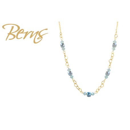 R14575 NECKLACE BELLINA P.OPAL.SH GO