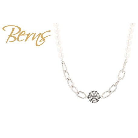 R14578 NECKLACE MANDARA WHITE SS