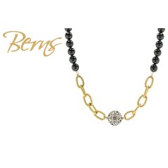 R14580 NECKLACE MANDARA MBLACK GO