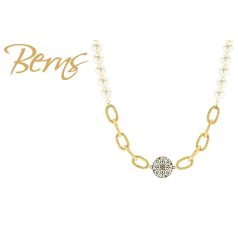R14582 NECKLACE MANDARA CREAM GO