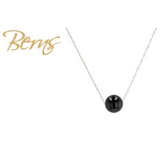R14585 NECKLACE LINEA MBLACK SS