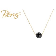 R14586 NECKLACE LINEA MBLACK GO