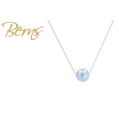 R14592 NECKLACE LINEA I.LTBLUE SS