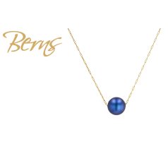 R14595 NECKLACE LINEA I.DKBLUE GO