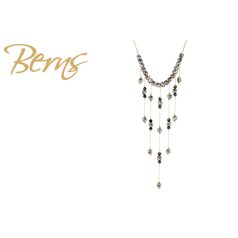 R14616 NECKLACE CASCADE BLACK GO