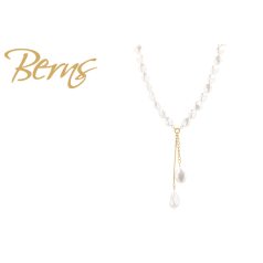 R14626 NECKLACE PEARLIS WHITE GO