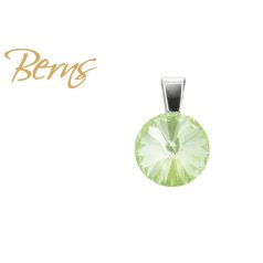 R14630 PENDANT GALAXY L-PGREEN 12MM SS