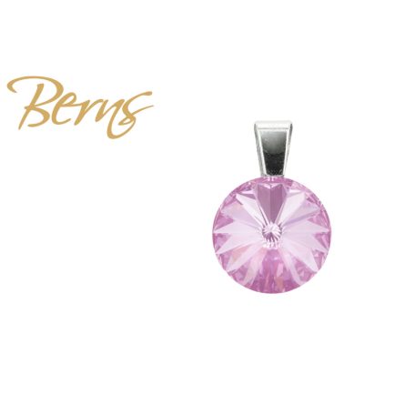 R14631 PENDANT GALAXY L-PPURPLE 12MM SS