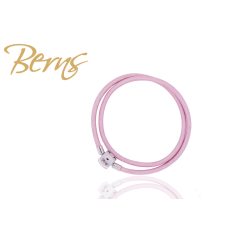   R20525 BARCELET BECHARMED" LT. PINK PEARL LEATHER WITH STEEL CLAS"