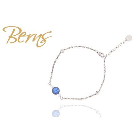 R21639 BRACELET  "DEMI" IR.BLUE   SS