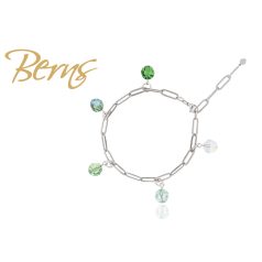 R21643 BRACELET "EVERLY" GREEN-MIX SS
