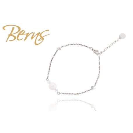 R21651 BRACELET "DEMI" PE.WHITE  SS