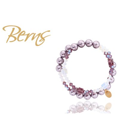 R21659 BRACELET "PERLA" MAUVE RG