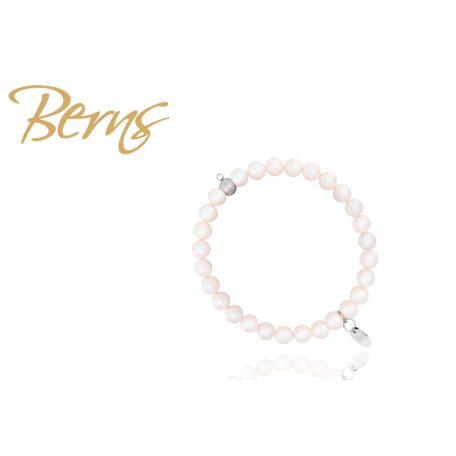 R21665 BRACELET CHARM "TRANI" PE.WH 6SS
