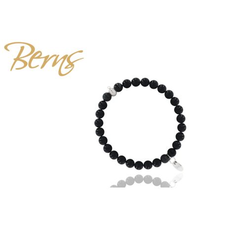 R21668 BRACELET CHARM "TRANI" M.BLACK 6SS