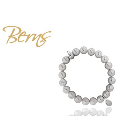 R21674 BRACELET CHARM "TRANI" L.GREY 8SS