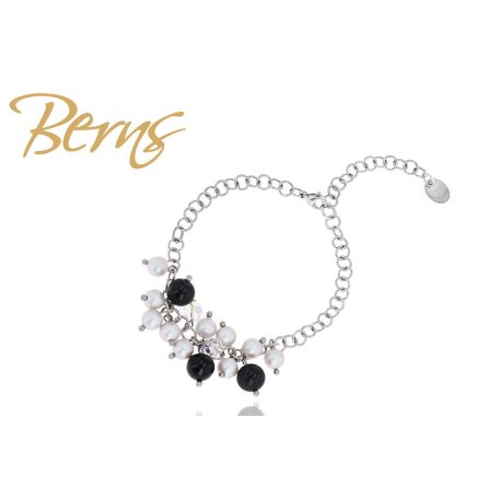 R21770 BRACELET "SIENNA" M.BLACK-AB SS