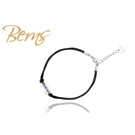 R21788 BRACELET "EVELIN" BLACK-AB SS