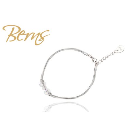 R21792 BRACELET "EVELIN" LT.GREY-AB SS