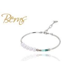 R21793 BRACELET "PALERMO" DGREY-MENTA SS