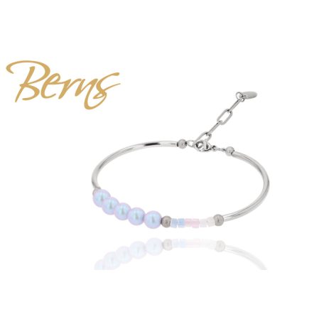 R21794 BRACELET "PALERMO" L.BLUE-PAST SS