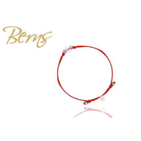 R21804 BRACELET "ZINKA" "M" RED-AB