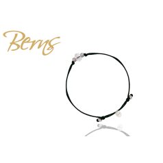 R21805 BRACELET "ZINKA" "M" BLACK-AB