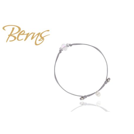R21811 BRACELET "ZINKA" "M" SILVER-AB