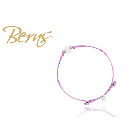 R21813 BRACELET "ZINKA" "M" PURPLE-AB