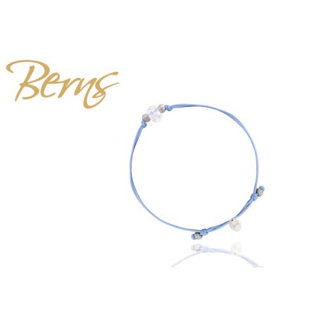 R21814 BRACELET "ZINKA" "M" AQUA-AB