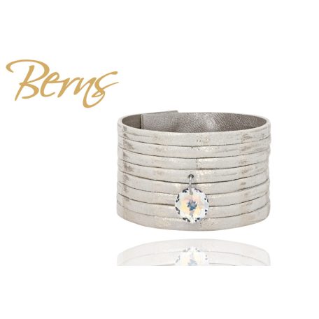 R21820 BRACELET 8 SILVER SNAKE -CRY SH.