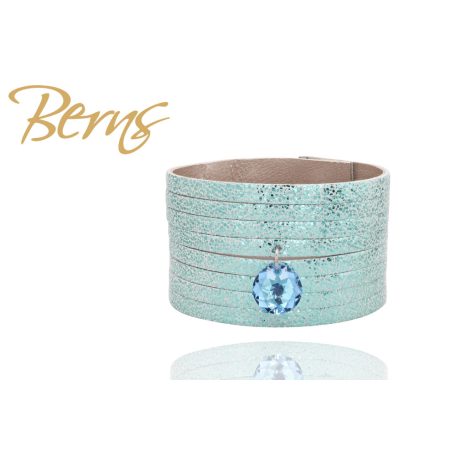 R21822 BRACELET 8 TURQ GLIT. -AQUA SH
