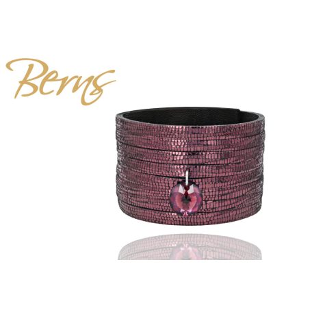 R21824 BRACELET 8 BURG.SNAKE -AMET SH