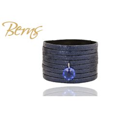 R21831 BRACELET 8 DK.BLUE MET -SAPP