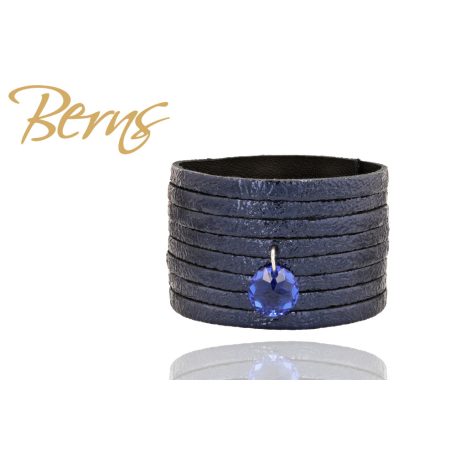 R21831 BRACELET 8 DK.BLUE MET -SAPP