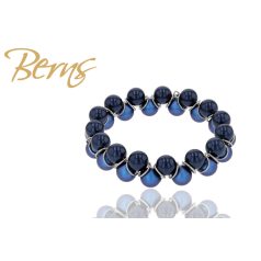 R22024 BRACELET "TWIN" DK.BLUE-SS