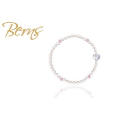 R22060 BRACELET "LILIANA"-M WH-LT.ROSE
