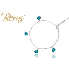 R22240 BRACELET TRILLION" B.ZIRC SS"