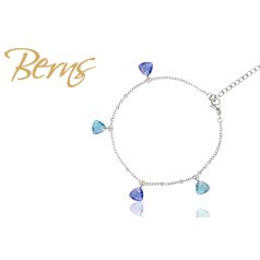 R22242 BRACELET TRILL" SAPPH-AQUA SS"