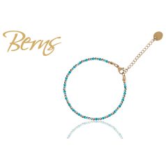 R22255 BRACELET VIVA" MIX-TURQ-VGOLD GO"