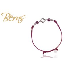 R22288 BRACELET BLOOM" AMET.SH-BURGUND SS"