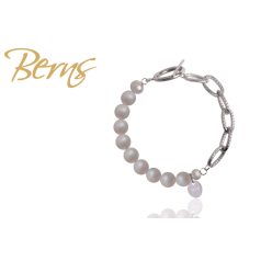 R22324 BRACELET MAGNOLIA" D.GREY-SS 8MM"