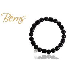 R22334 BRACELET JOELLE"-LUX BLACK SS"
