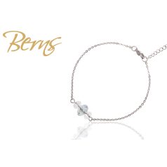 R22344 BRACELET BLISS" WHITE-CRY.SH  SS"