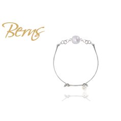 R22401 BRACELET YLA"  I.EWHITE-SILVER 10MM SS"