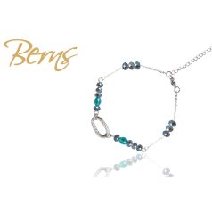 R22476 BRACELET ORIANA MBLUE-BLZIRC SS