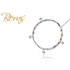 R22482 BRACELET NOELLE LT.ROSE-CRY.SH SS